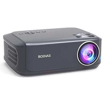 Bosnas Projector 3800 Lumens HD Video Projector 200 Home Cinema ...