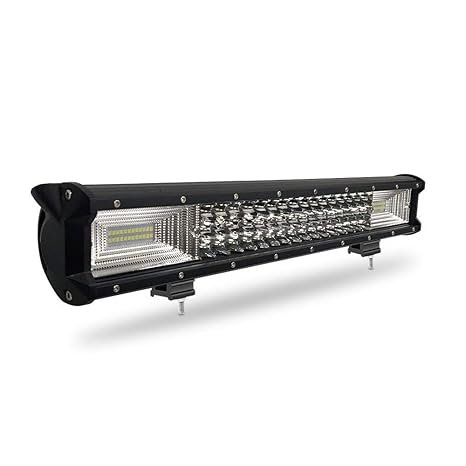 AUFUN 288W Auto LED Light Bar Offroad Zusatzscheinwerfer, 3 Reihen Arbeitsscheinwerfer Geführtes Arbeits-Licht-Bar Nebel Lich