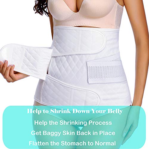 Paz Wean Postpartum Belly Wrap Plus Size C Section Recovery Belt Post