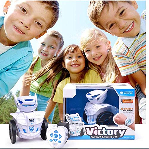 image for WomToy Remote Control Robot Toy for Kids, DIY Rc Intelligent Gravity I