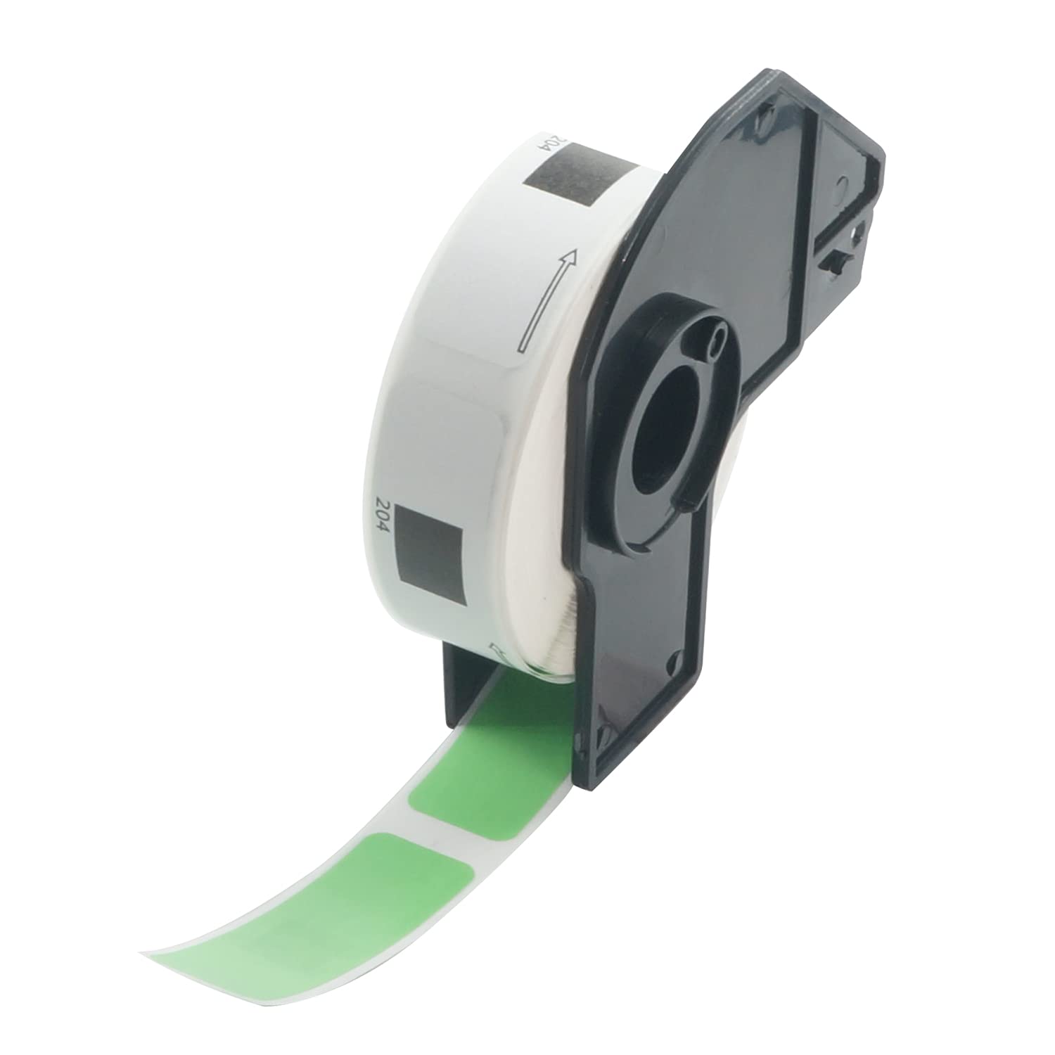 BETCKEY - 400 Green Labels Replacement for Brother DK-11204, 17mm x 54mm Multi Purpose Labels Compatible with Brother QL Label Printers — image 1