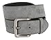 A399-BS066 Square Buckle Casual Jean Suede Leather Belt 1 1/2