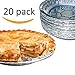 Gypsy's Cart 20 Piece Premium Aluminum Foil Pie Pans, Disposable Tin Plates for Pies Tart Quiche