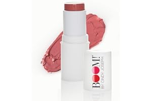 BOOM! By Cindy Joseph BoomStick Rose Nude - 3-in-1 Cream Blush Stick for Eyes, Lips & Cheeks - Cruelty-Free, Long-Wearing, Blendable, Buildable Lip & Cheek Tint - Multi-Use Makeup for All Skin Types