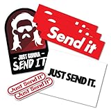 Just Gonna Send It Sticker Pack Snowmobile, Jump Guy, Funny