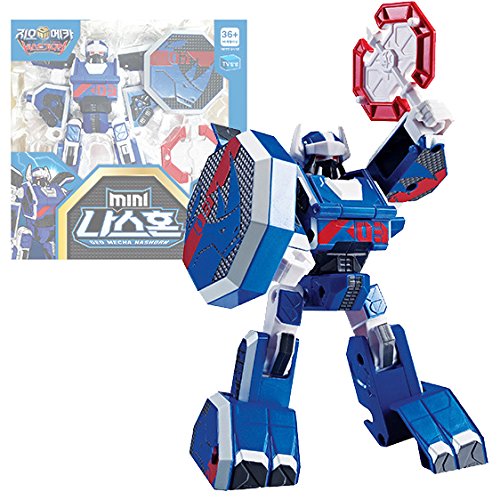 Geo Mecha Beast Guardian Mini Nashorn Transformer Robot Toy Action Figure