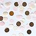 StarParty 6000 Pieces Rose Gold Paper Confetti Circles Tissue Party Table Confetti for Wedding, Holiday, Anniversary, Birthday, 1 Inch (1.8 oz)