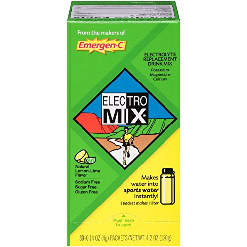 EmergenC Electro Mix Electrolyte Replacement Drink Mix, Potassium, Magnesium, Calcium, 0.14