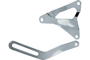 Auto Krafters Compatible/Replacement For Chrome Alternator Top Bracket and Adjustment Arm 289 302 351W Galaxie Fairlane Mustang Falcon Maverick Torino Comet (MG5185)