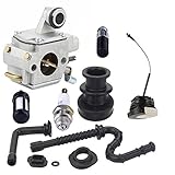Harbot C3R-S236 Carburetor with Oil Fuel Filter Line for Stihl MS361 MS361C MS341 Chainsaw 1130-120-0610 1135-120-0608 1135-120-0601 Carb
