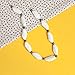 Fox and Finn 'Sophia' Silicone Teething Necklace for Babies | Safety Knotted Silk Rope | Does Not Pull Out Hair | 14 Inch Drop (coconut)