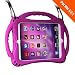 TopEs iPad Mini Case Kids Shockproof Handle Stand Cover&(Tempered Glass Screen Protector) for iPad Mini, Mini 2, Mini 3 and iPad Mini Retina Models (Purple)