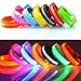 HaMeng Safety Sport Flashing LED Armband Belt with Visibility Light up Glow in the Dark Bracelet for Cycling,Jogging,Walking and Running.Multi color Set of 7