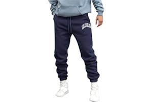 BRNMXOKE Sweatpants for Men Baggy Loose Fit Joggers Pants Athletic Casual Sweat Pants with Pockets Trendy Workout Cargo Pants