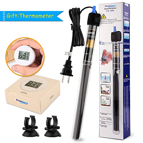 FREESEA 200 Watt Adjustable Aquarium Fish Tank Heater with Aquarium