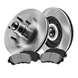 [ Pickup SUV Series ] FRONT 286.7 mm Premium OE 5 Lug [2] Brake Disc Rotors + [4] Metallic Brake Pads CRK12801