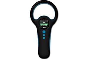 Smoostart Multifunction Bluetooth Microchip Scanner, Pet Microchip Reader with Latest operating system, FDX-B/EMID 500 Records Data history locally available Or Upload to PC/Cell Phone/PAD