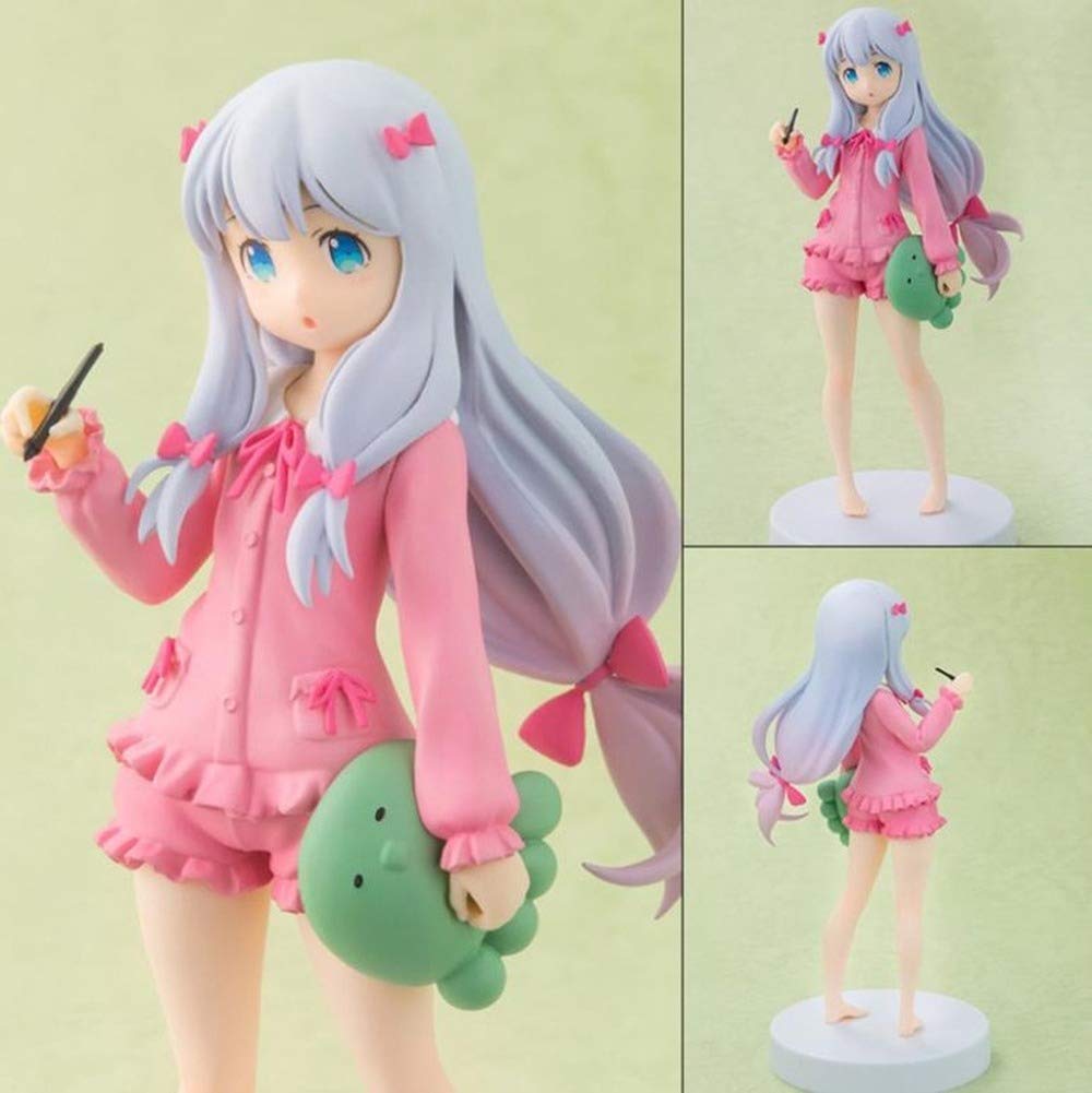 COLLINCC Anime Eromanga Sensei Izumi Sagiri Pink Action Figure Model