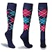 HLTPRO Compression Socks for Women and Men - Knee High Support Socks fit for Running, Nurses