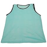BlueDot Trading 12 green adult sports pinnies-12 scrimmage training vests