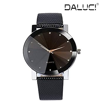 Men Luxury Stainless Steel Quartz Military Sport Leather Band Dial Wrist Watch