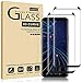 LasGame Glass Screen Protector for Samsung Galaxy S8,[2 Pack] 3D Curved Tempered Glass, Dot Matrix with Easy Installation Tray, Case Friendly