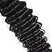 Beauty Youth Brazilian Hair Deep Curly Bundles with Lace Closure(14 16 18 +14)100% Unprocessed Curly Virgin Hair Wet and Wavy Deep wave Human Hair Extensions 3 Bundles with Closure Free Part