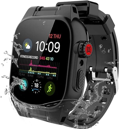 YOGRE Apple Watch Series 3/2 42mm Case, Built-in Screen Protector