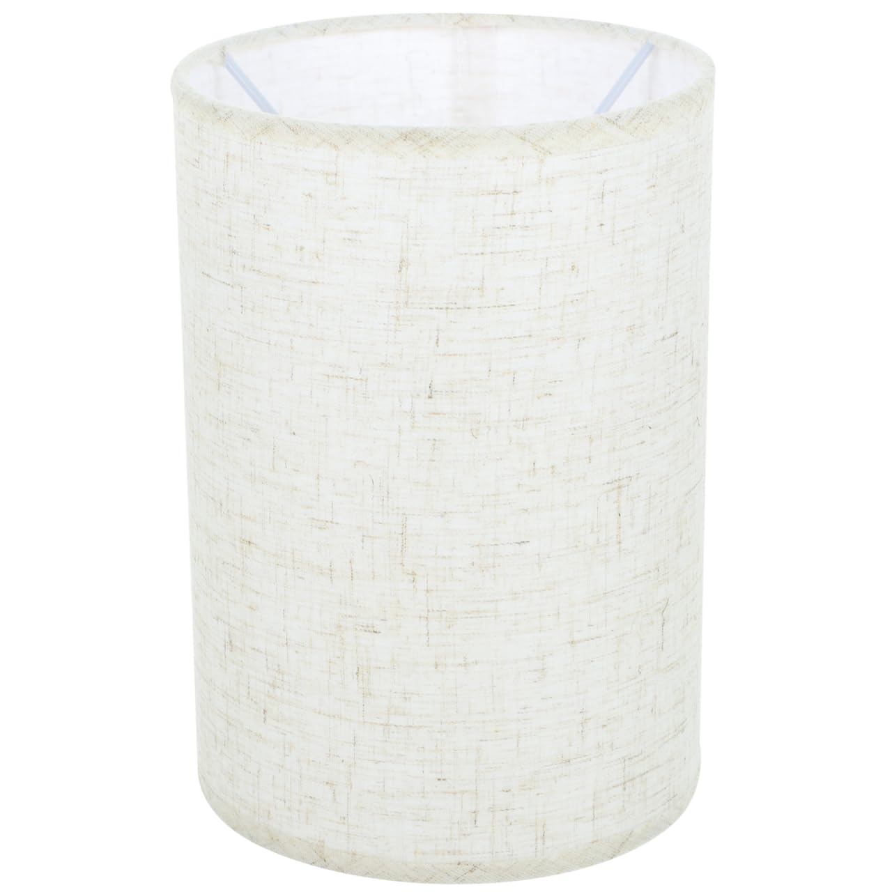 KONTONTY Round Table Lamp Shade Replacement Modern Cylinder Lampshade for Desk and Floor Lamps Lightweight Office Light Cover with Smooth Finish 7.87X5.51X5.51In