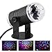 Amzdeal 3W LED DJ Light RGB Rotating Sound Activited Auto Magic Mini Disco Ball Stage Lights for Party KTV Show Xmas Wedding Show Club Pub Disco DJ