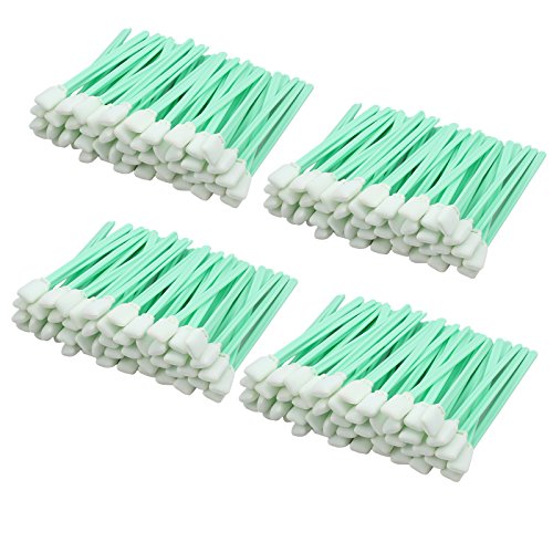 image for CAMWAY 200pcs Solvent Cleaning Sponge Swabs PP Stick Inkjet Printer, P