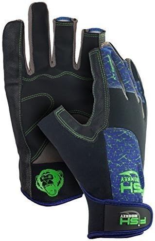 Fish MonkeyFM16-AMER-L Quick Release Medium Weight Wiring Glove Charles Perry Edition Americana L