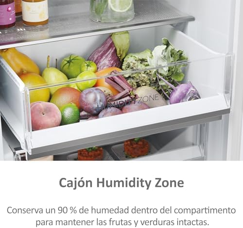 2D 60 Series 5 Pro HDPW5620CNPW - Frigorífico Combi, WIFI, Funções Inteligentes, 406L, My Zone, Gaveta da Zona de Humidade, Total Sem Geada, Largura 59,5cm, Motor Inversor, Luz LED, Branco
