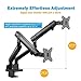 AVLT-Power Aluminum Dual Monitor Mount Mechanical Spring Desk Arm Stand Riser – Ergonomic Adjustable and Full Motions, Heavy Duty Holds Two 17 to 32 inches Screens, Up to 17.6 lbs Each, VESA 75/100thumb 3