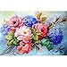5D Diamond Painting Art Kits for Adults Kids Full Square Drill Rhinestone Craft Flowers Corss Stitch Painy by Number Home Wall Decoration Xmas Gift 16x12in