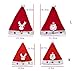 LED Christmas Hat 4 pack