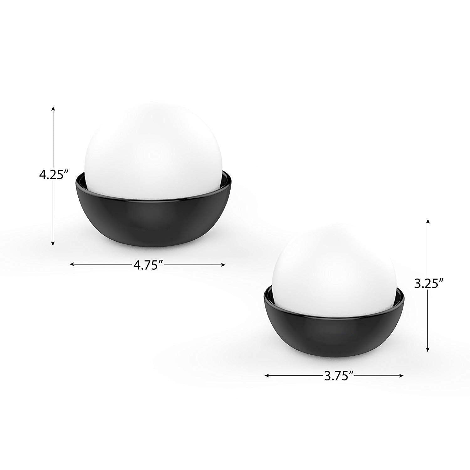 Natural Stone Room Humidifier - Small, Cordless, Raw Water Ceramic - No Electricity or Batteries - Decorative Stones, Cute for Single Room/Bedroom - Babies - Set of 2