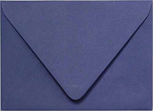 A-7 Cobalt Blue Euro Flap Solid Envelopes (5 1/4" x 7 1/4") 50 Envelopes from Paper and More