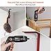 Electric Screwdriver, SDH13DC Cordless Rechargeable Screwdriver 3.6V 2.0Ah Lithium Ion Battery MAX Torque 4N.m, 3 Flexible Position and 6 Torque Setting, Front LED and Rear Flashlight