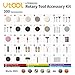 UTOOL 300pcs All-Purpose Rotary Tool Accessories Kit, Universal Fitment for DIY Woodworking, Cutting, Grinding, Sanding, Sharpening, Carving and Polishing