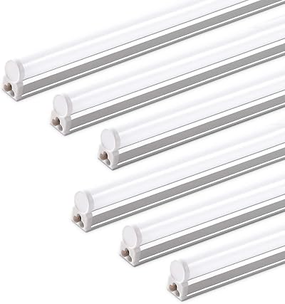 Barrina T5 4ft LED Batten Light 4000K Cool White 2200lm 20W 6 Pack