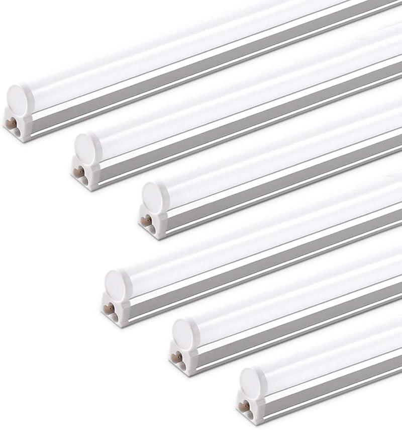 Barrina T5 4ft LED Batten Light 4000K Cool White 2200lm 20W 6 Pack