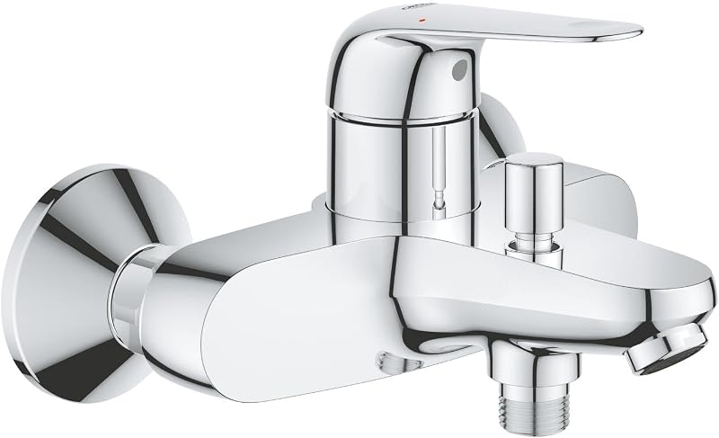 GROHE Swift QuickFix Single-Lever Bath/Shower Mixer Filler Chrome