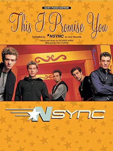 Amazon Com This I Promise You Sheet Piano Musical Instruments