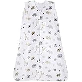 HALO SleepSack, 100% Cotton Wearable Blanket, Swaddle Transition Sleeping Bag, TOG 0.5, Animal Paint, X-Large, 18-24 Months