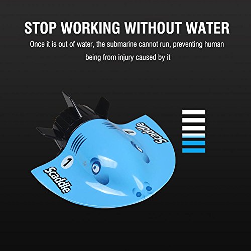 image for Dilwe Mini Submarine Toy, RC Remote Control Submarine Underwater Sight