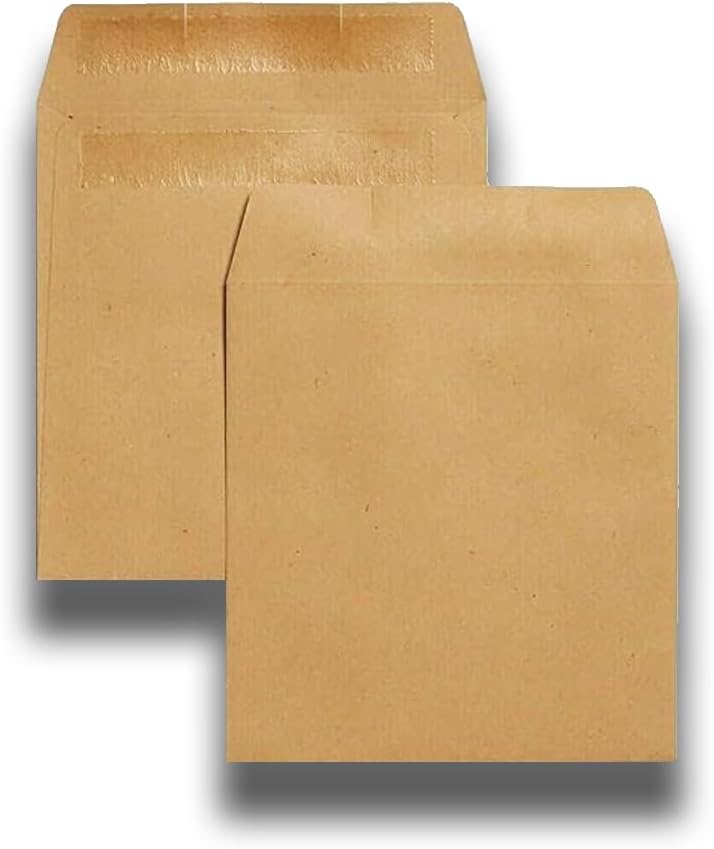 Indigo Brown Manilla Self-Seal Wage Envelopes 102x108mm Sage Compatible Pack 200