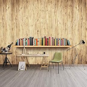 Wall Murals for Bedroom Modern Bookshelf Pattern Removable Wallpaper Peel and Stick Wall Stickers - 66x96 inches