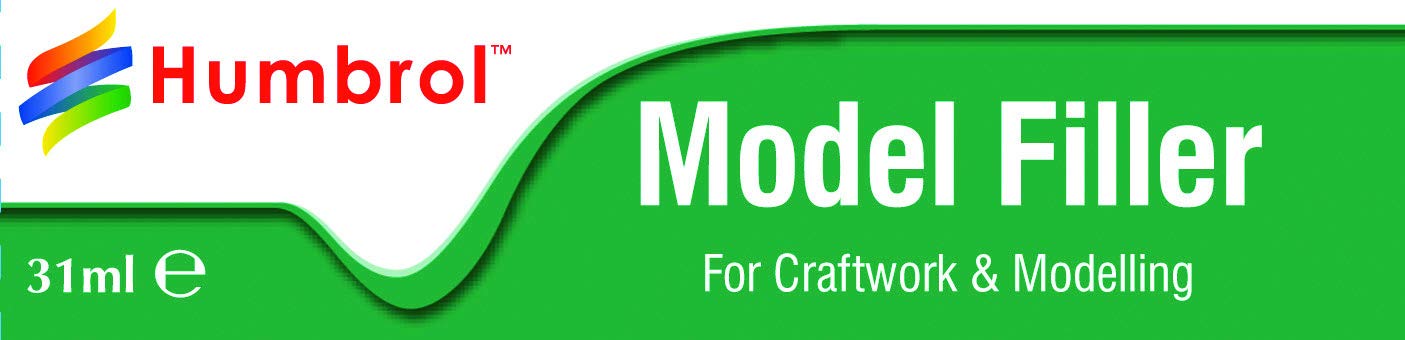 Humbrol AE3016 31ml Model Filler (Tube) for Models - Solvent Based Adhesive for Plastic Modelling Kits - Model Making Filler, Low Viscosity Super Glue, 31ml