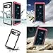 EFFUN Samsung Galaxy Note 8 Waterproof Case, IP68 Certified Waterproof Underwater Cover Dust/Snow/Shock Proof Case with Phone Stand, PH Test Paper and Floating for Strap for Galaxy Note 8 Pink